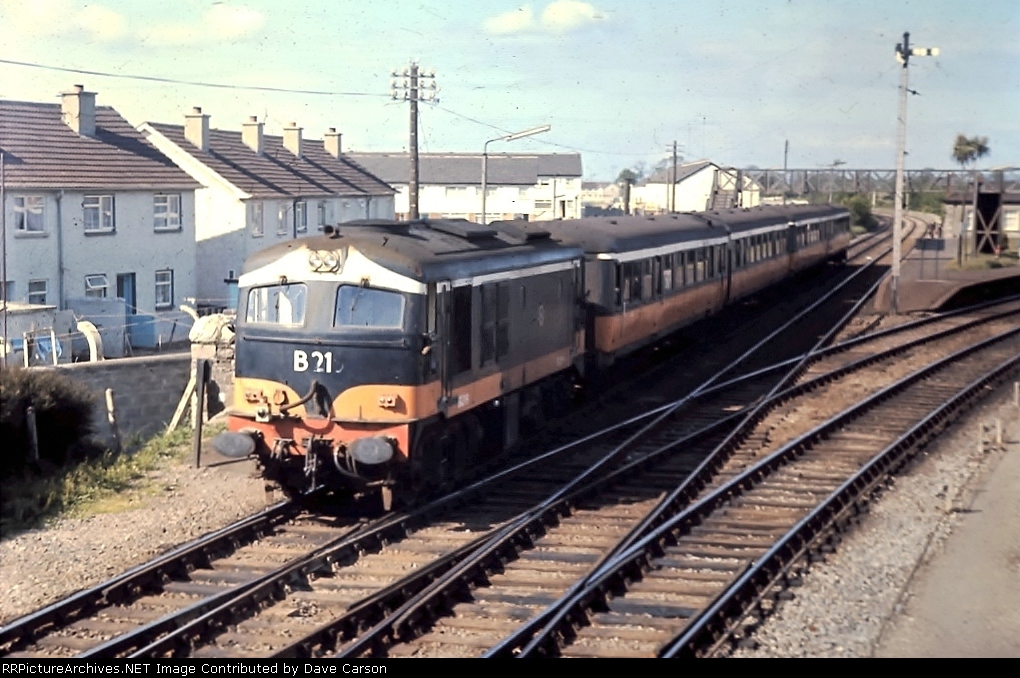 CIE B216 on Dublin Suburban Push-Pull service