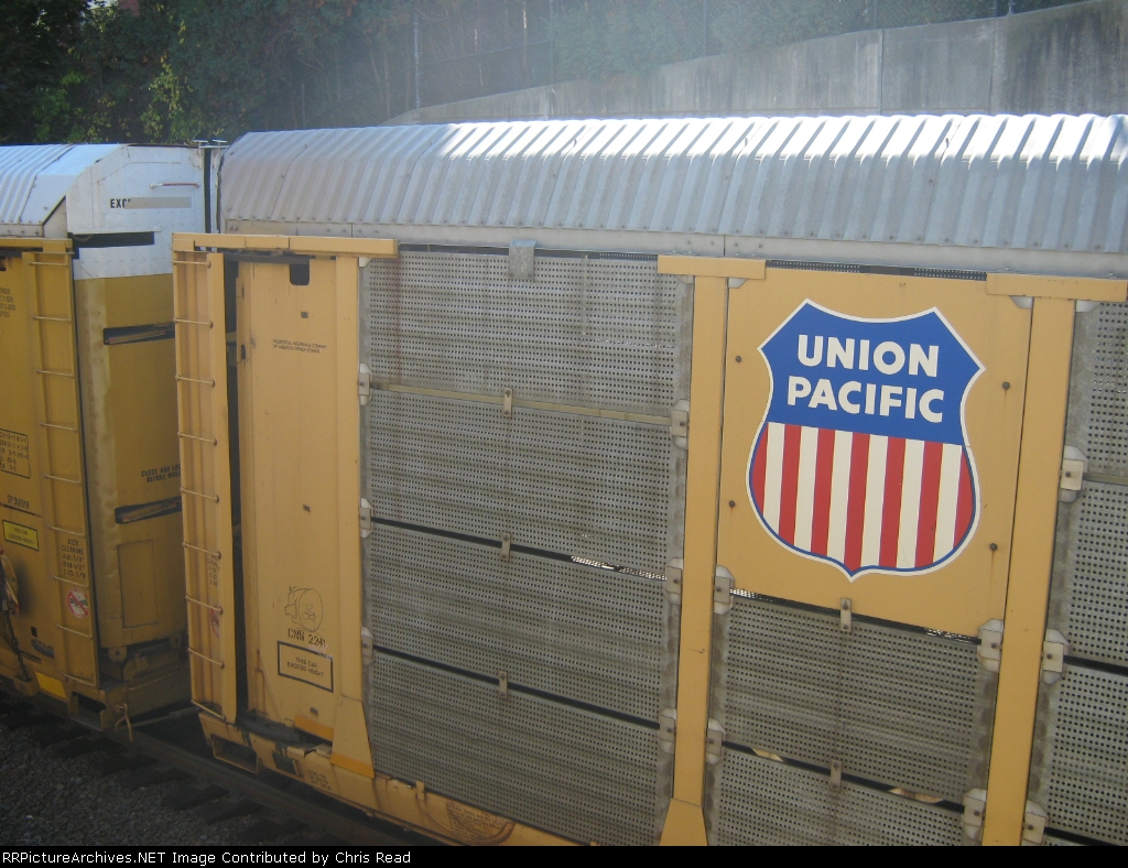Side View of an Empty Autorack