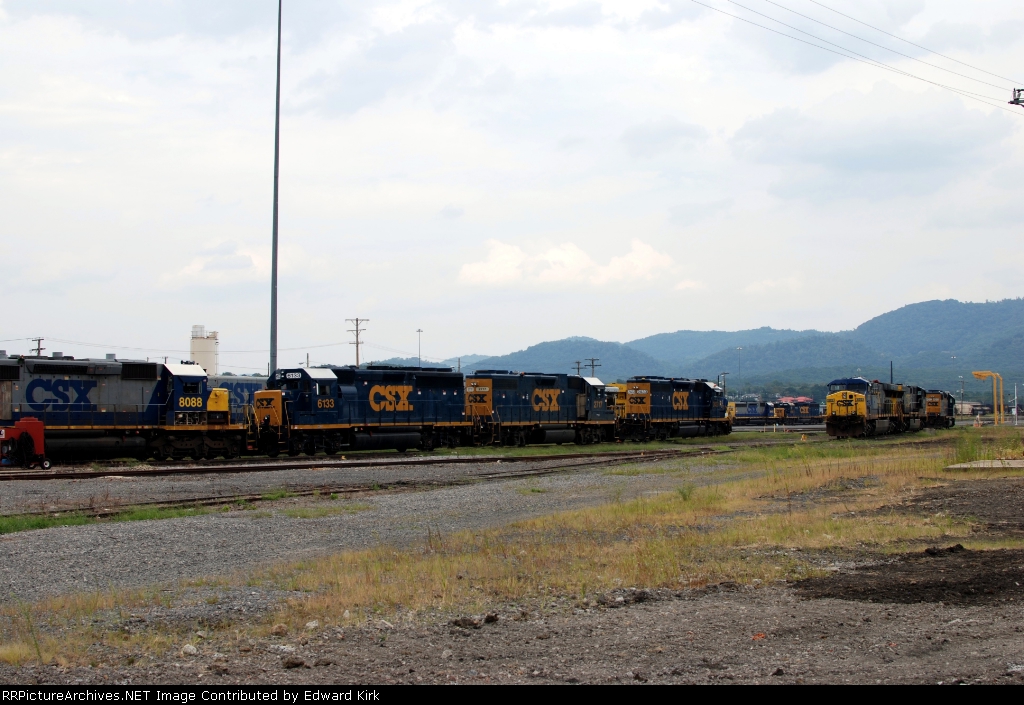 Cumberland Md. CSX Maintenance Shop from E. Offut St. Lots of ...