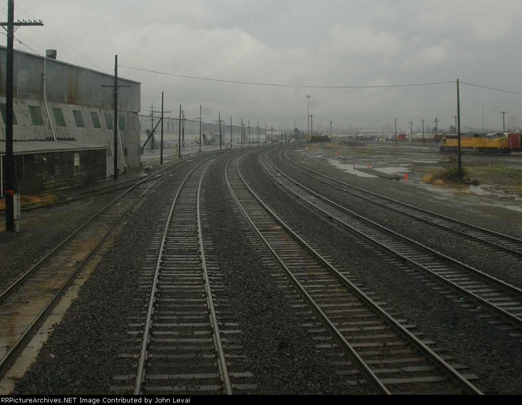 Rear window of Train # 28