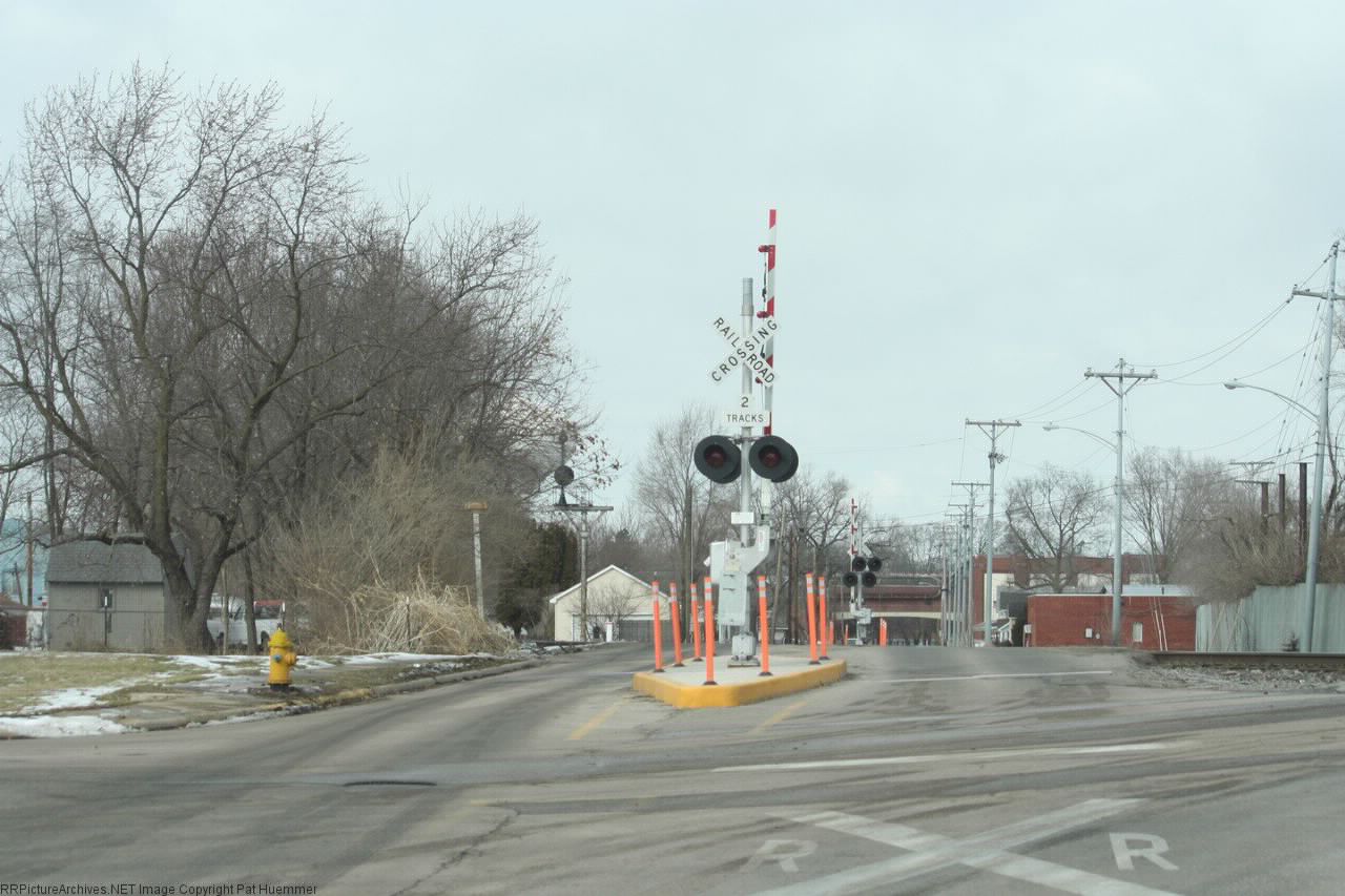 Center Island crossing protection