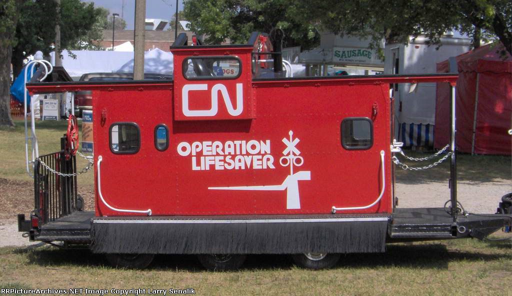 Operation Life Saver Train Caboose