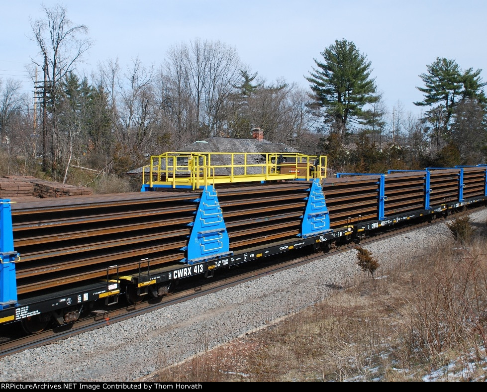 CWRX 413 reporting marks is Providence & Worcester RR