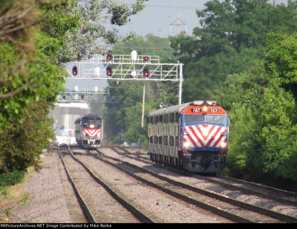 Metra 167 and 79
