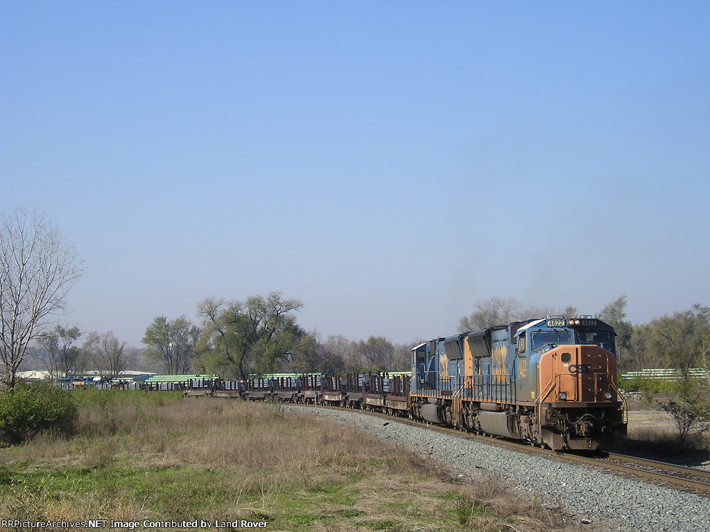 CSXT 4822 On CSX K 587 Eastbound
