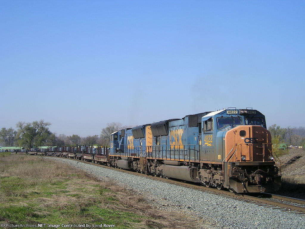 CSXT 4822 On CSX K 587 Eastbound