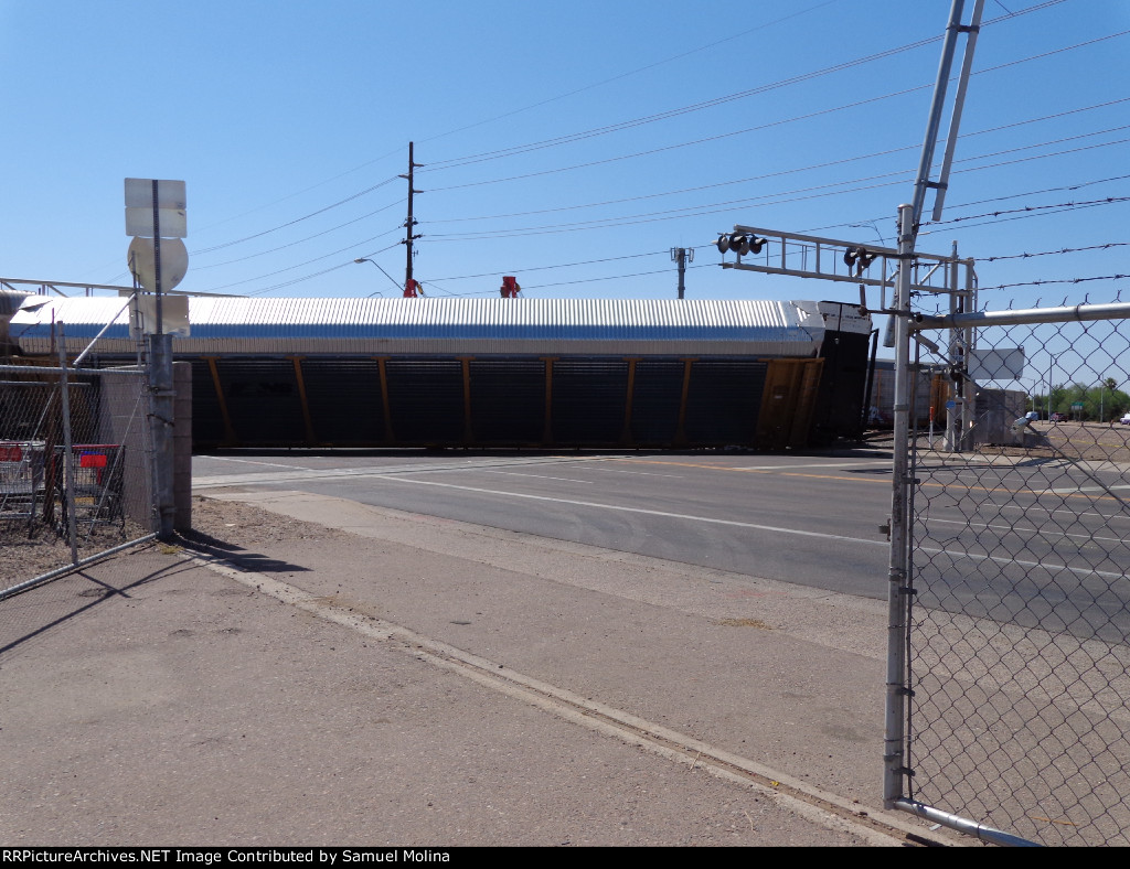 Norfolk Southern derailed autorack