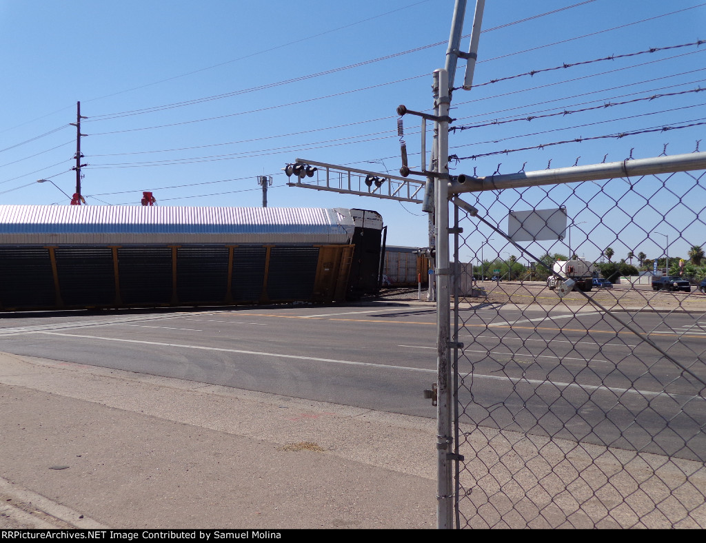 Norfolk Southern derailed autorack