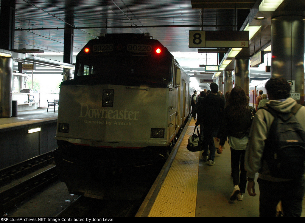 F40 Cabbage Car on the rear of Amtrak Train # 691