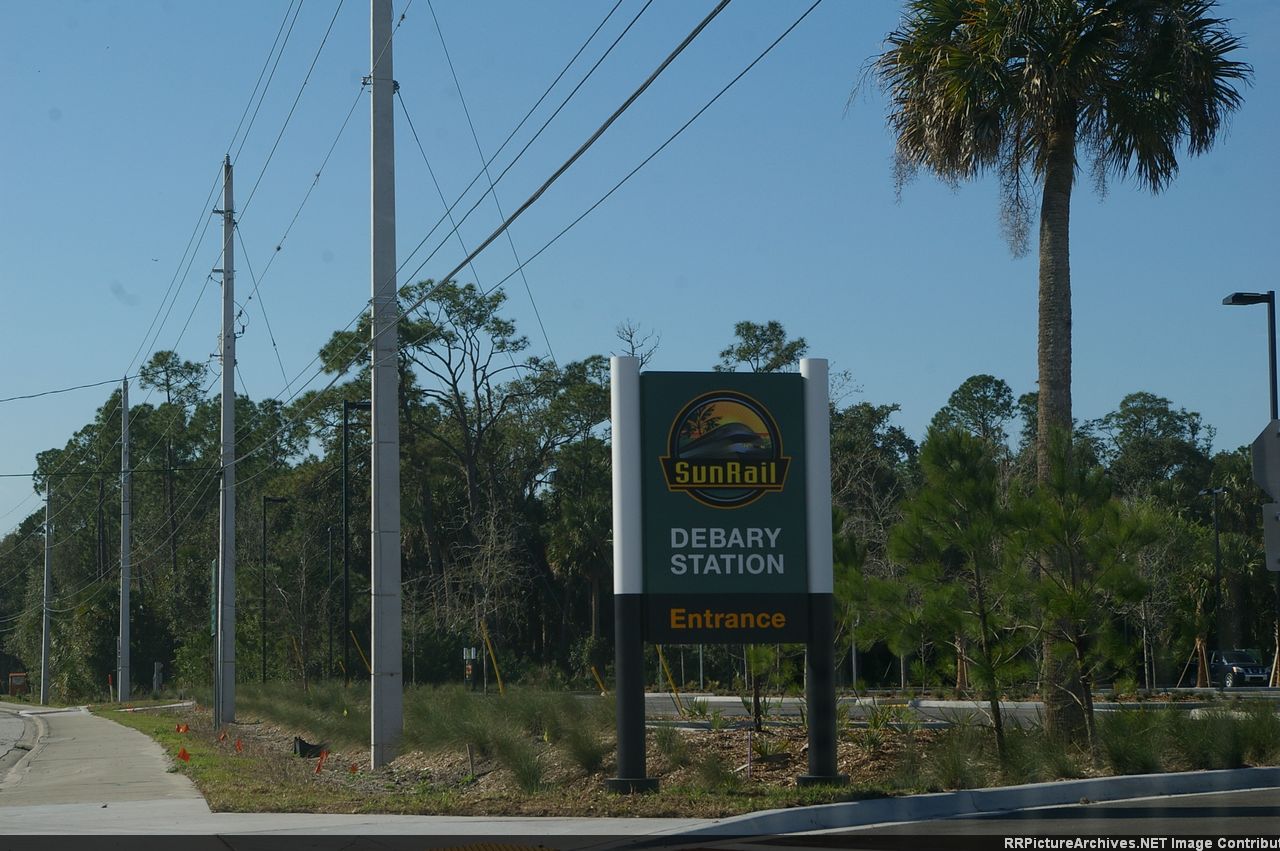 Sunrail Sign SUNRAIL DEBARY NEW STATION SIGN