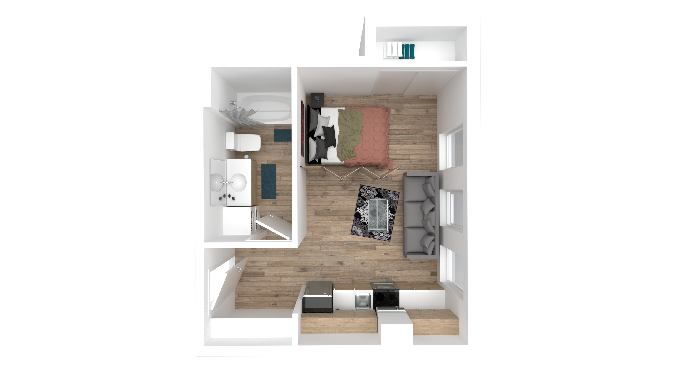 Floor Plan Werner Apartments