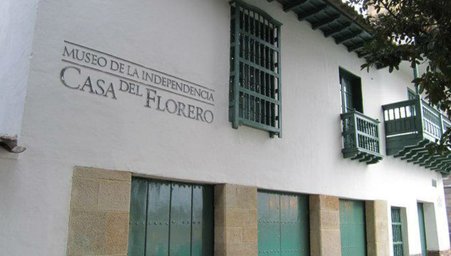 Imagen de la fachada del Museo de la Independencia Casa del Florero en Bogotá
