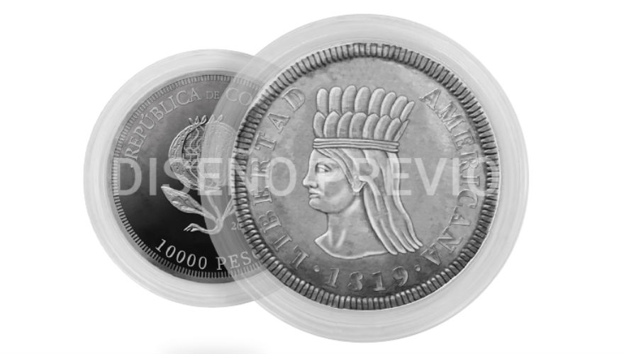 Imagen de la nueva moneda conmemorativa del Bicentenario