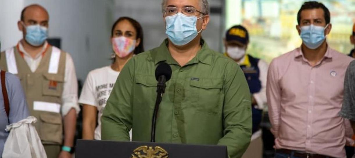 El presidente Iván Duque informa la afectación de Iota en Providencia