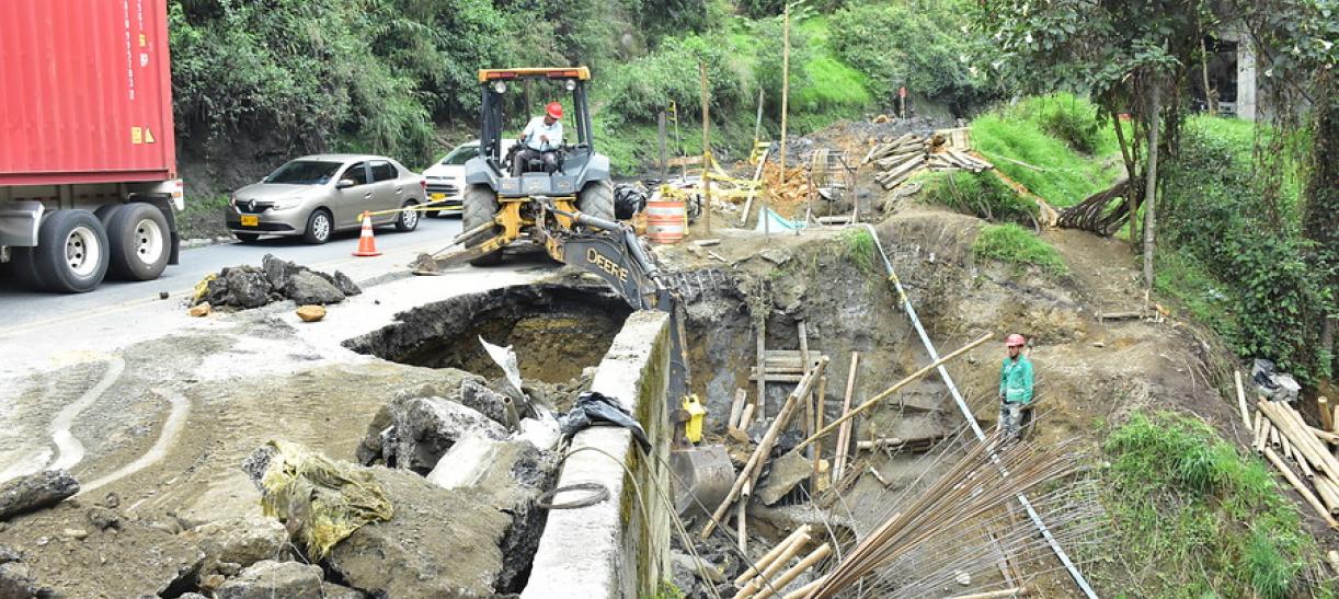 Túnel de la Línea Cierre en Cajarmaca Calarcá