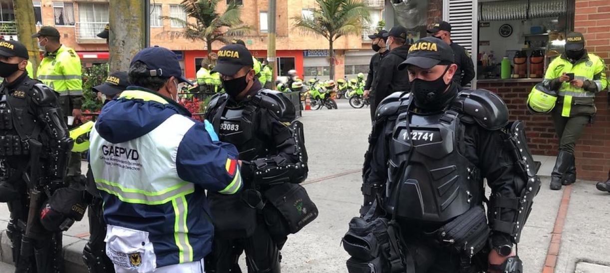 Nuevo protocolo Policía y Esmad