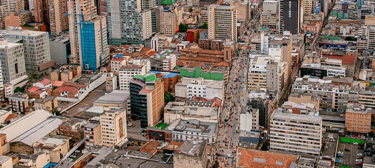 panorámica de Bogotá