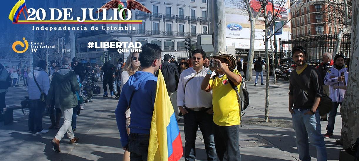 20 de julio en el exterior