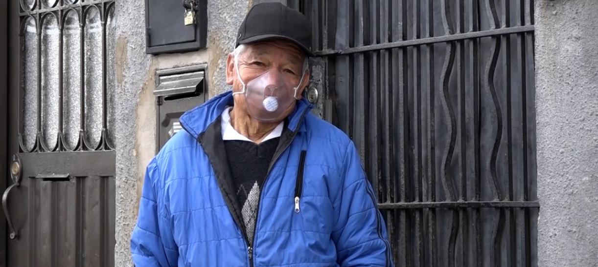 Hombre adulto mayor con tapabocas. Ilustra nota sobre inscripciones a Colombia Mayor.
