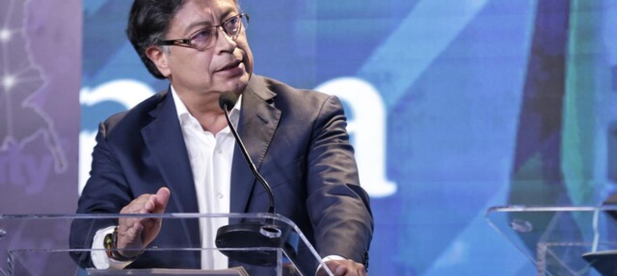 Gustavo Petro en debate