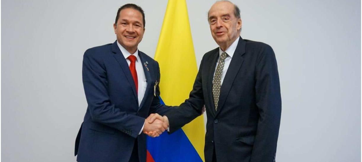 Cancilleres de Venezuela y Colombia