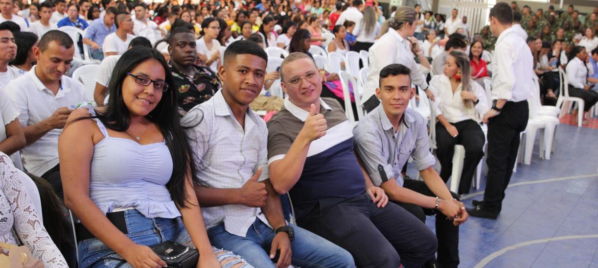Evento con participantes de Jóvenes en Acción.