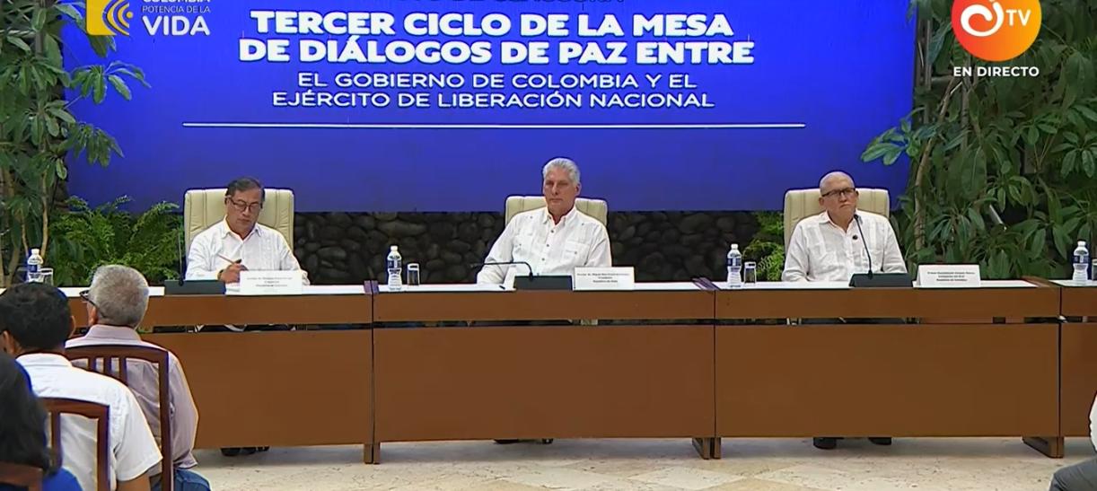 Cese al fuego: guerrilla del ELN y Gobierno Petro firman acuerdo.