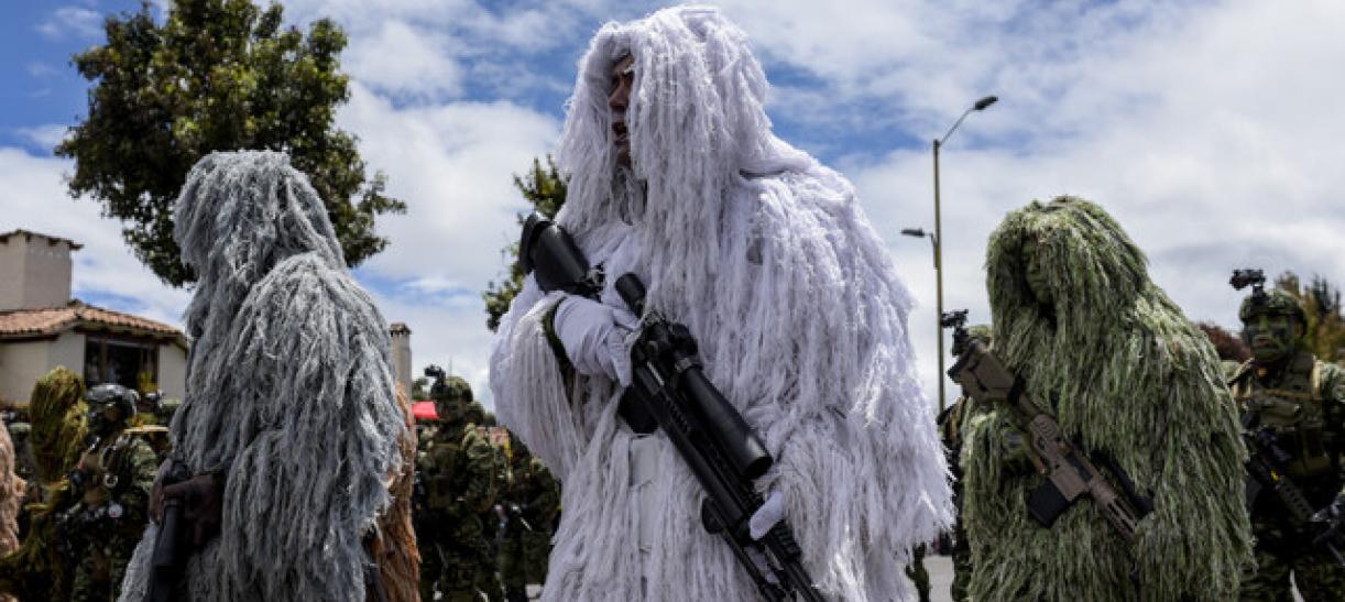 Desfile tradicional del 20 de julio en Bogotá