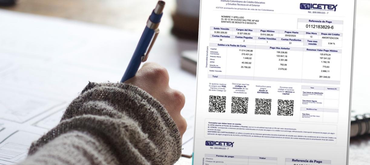 ICETEX cambió su recibo de pago: ¿cómo es la nueva factura?