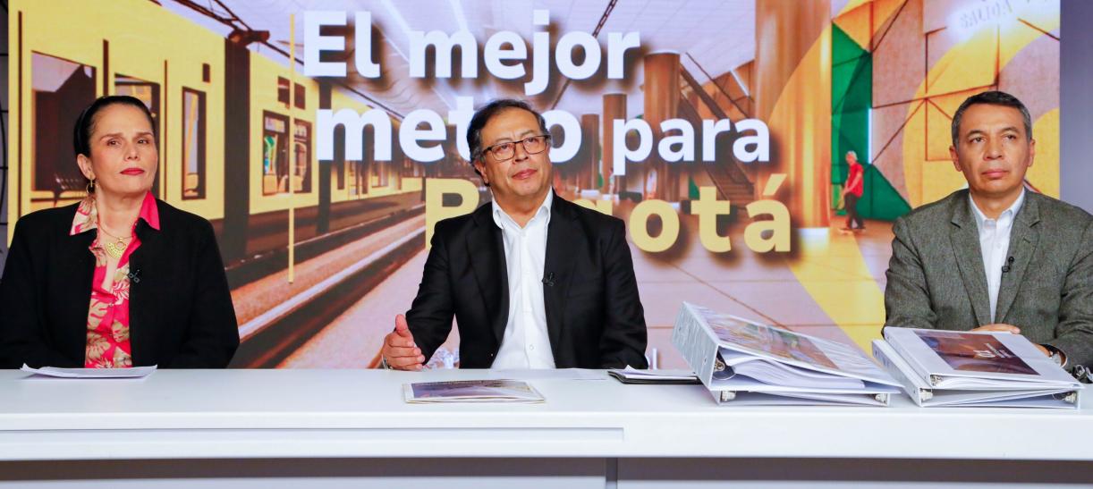 Presidente Gustavo Petro refiriéndose al informe de la Sociedad Colombiana de Ingenieros sobre el metro de Bogotá