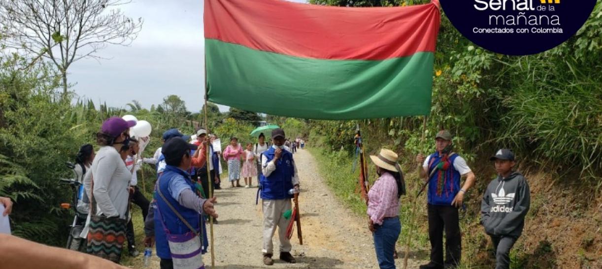 Minga indígena en Cali se prepara para marchar a Bogotá
