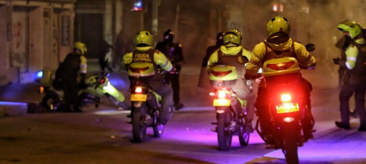 policías protestas