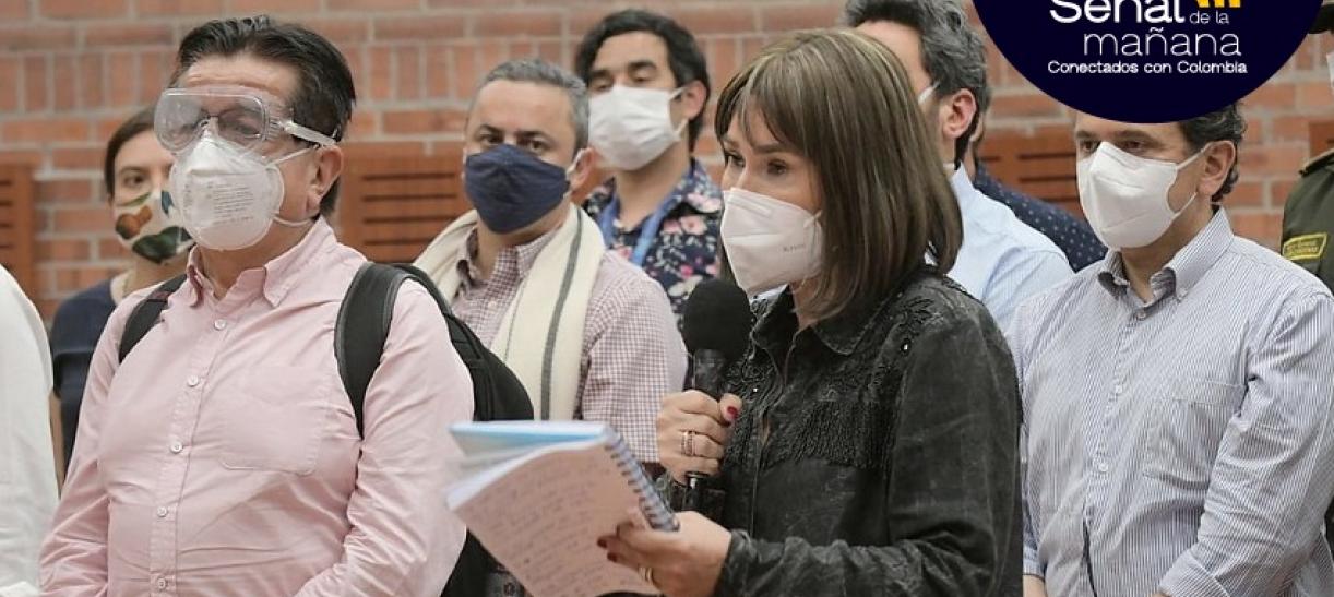 La ministra del Interior da declaraciones tras reunión con la minga
