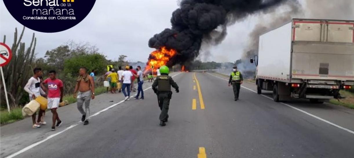 explosion camion cisterna