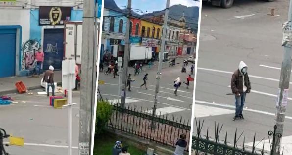 ¿Por qué se presentaron desórdenes este jueves en el centro de Bogotá?