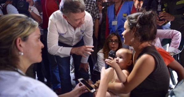 “Bienvenidos a Colombia, este Gobierno sí los quiere”: Presidente Santos