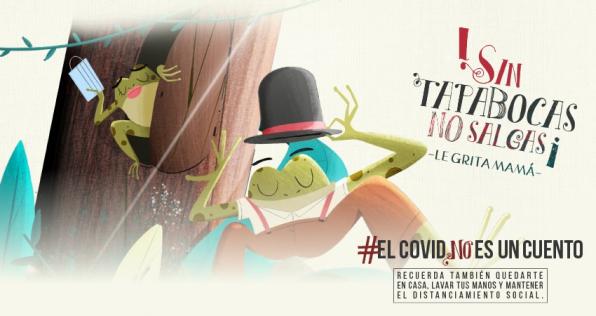 En aislamiento selectivo recuerda que el covid no es un cuento