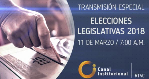 Siga las Elecciones Legislativas por Canal Institucional