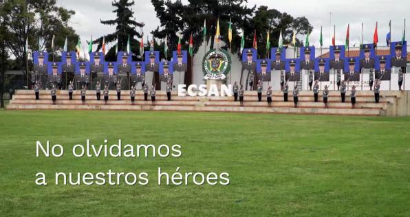 Homenaje a los 22 cadetes que dieron su vida por alcanzar la paz 