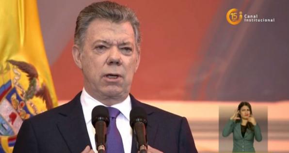 Juan Manuel Santos instaló el Congreso de la República