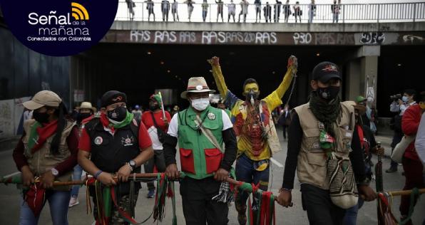 ¿Hasta cuándo va a estar la minga en Bogotá?