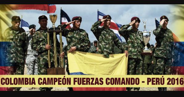Colombia, campeón de las ‘Fuerzas Comando’