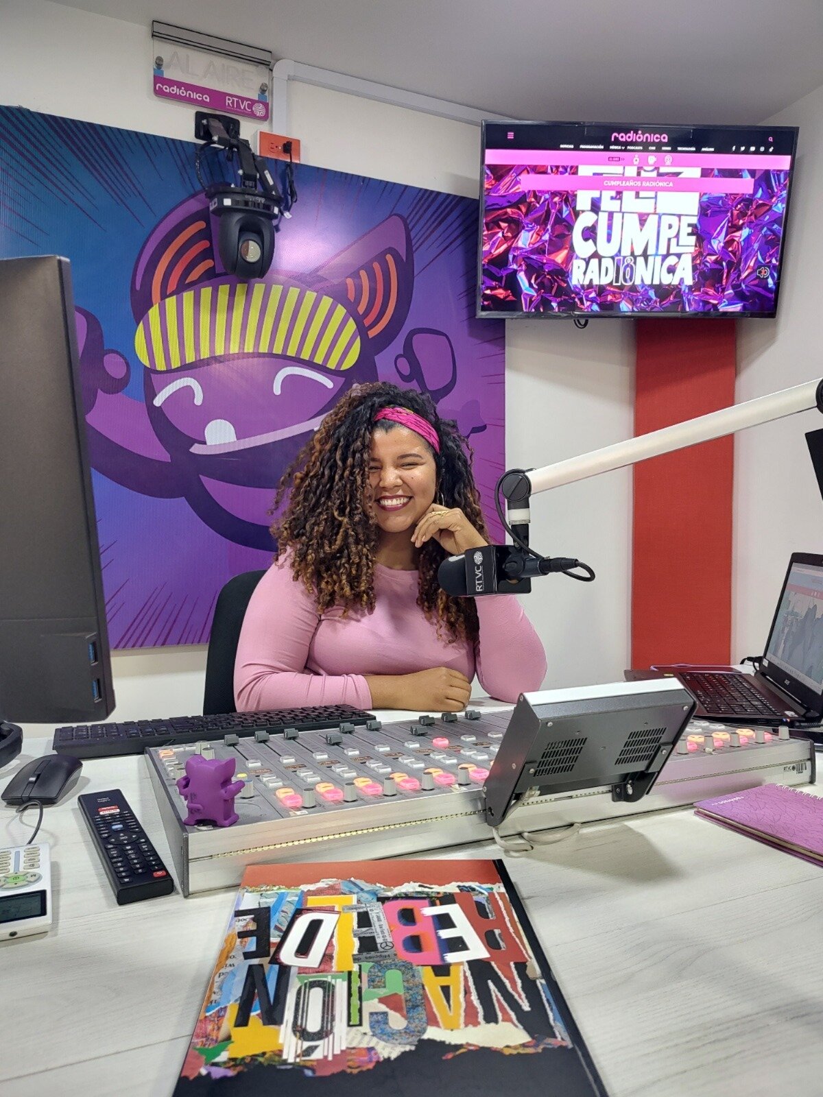 Geraldine Muñoz Asprilla, periodista, Radiónica Cali - Valle del Cauca 94.5 FM 