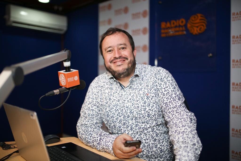 Jaime Andrés Monsalve, jefe musical de Radio Nacional de Colombia