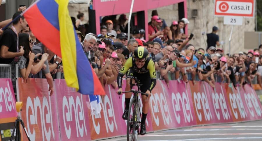 Esteban Chaves cerró el ‘top 10’ en exigente cuarta etapa del Giro de Italia