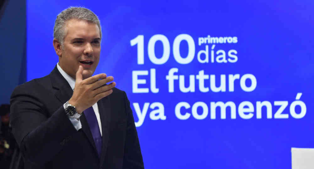 Duque hace su propio balance de los primeros 100 días del gobierno