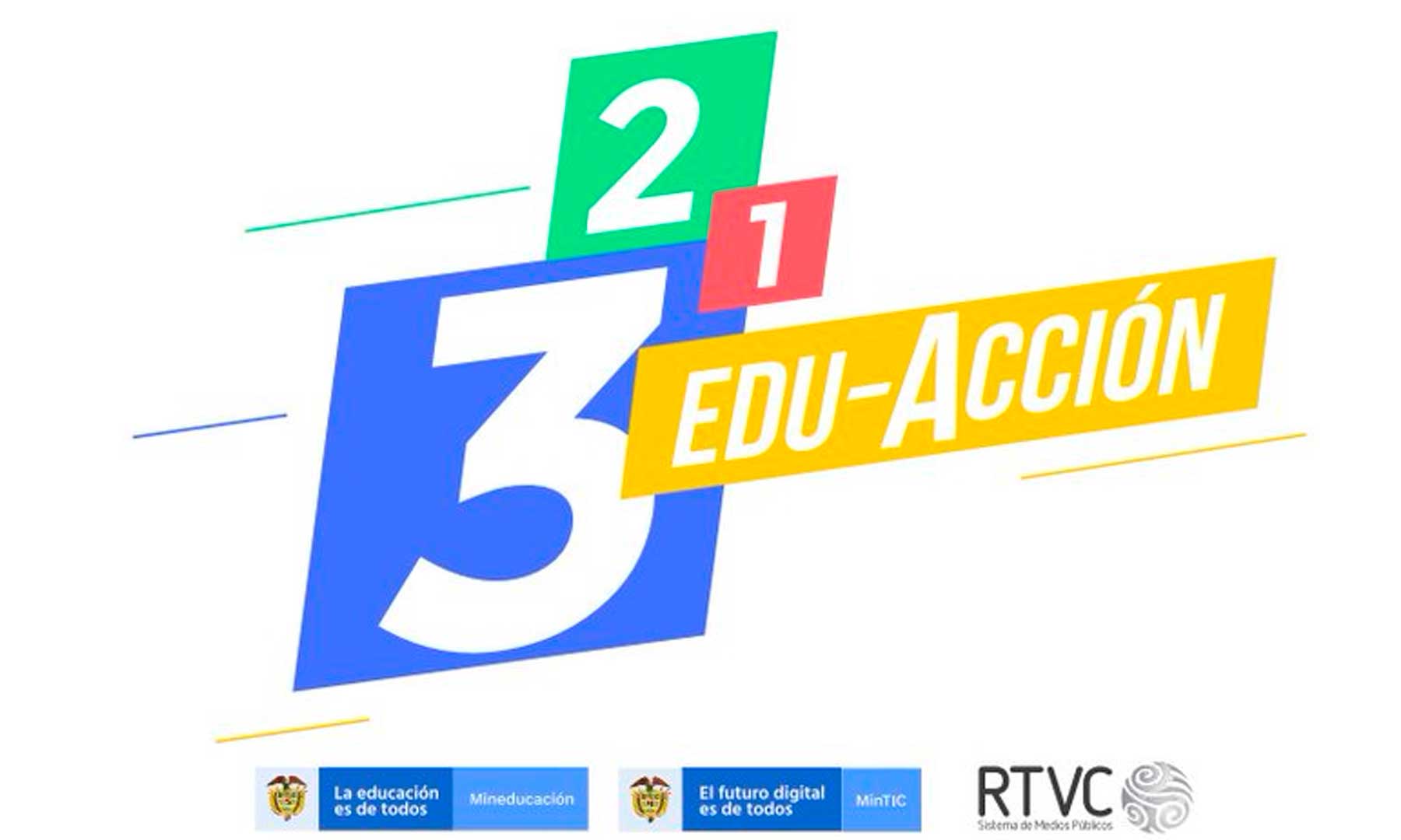 ‘3, 2, 1, Edu-Acción’, alianza entre MinEducación y RTVC para emitir programas a niños y jóvenes, como apoyo a medidas preventivas por COVID-19