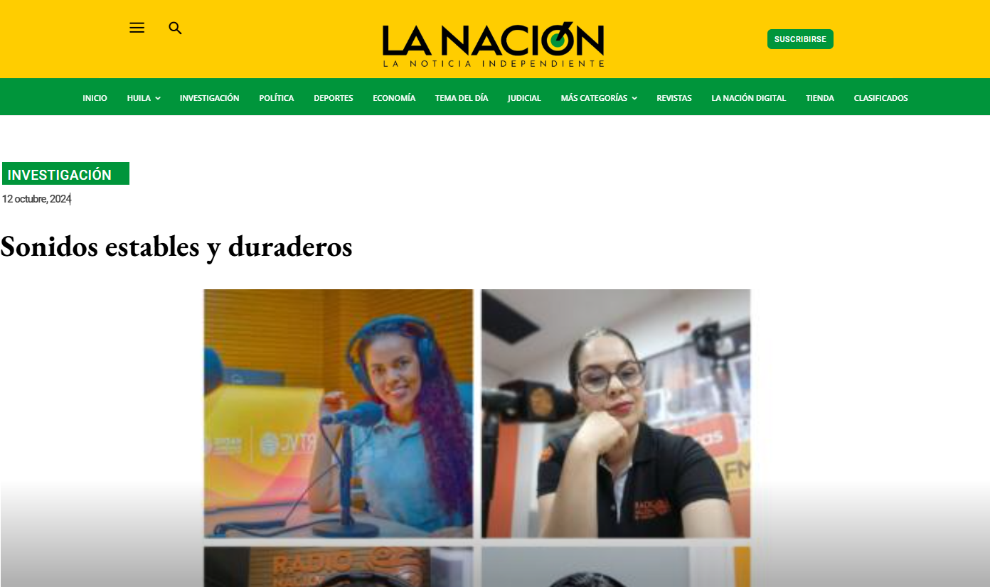 Sonidos estables y duraderos