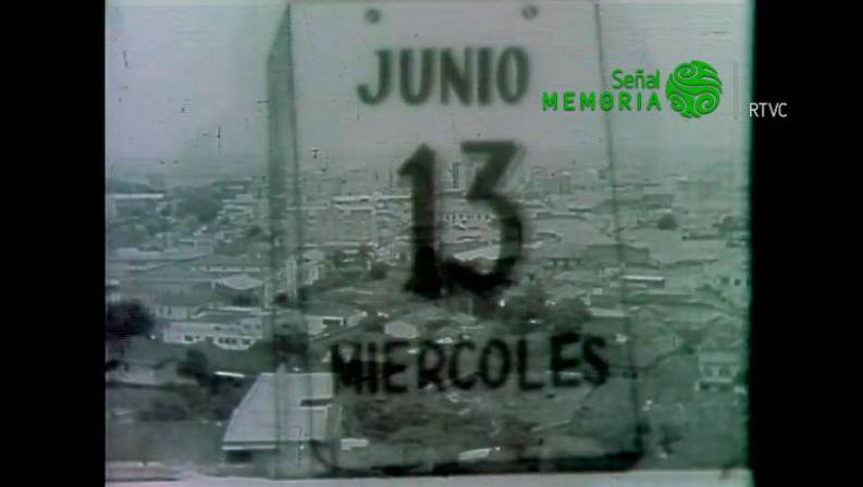 Celebrando la primera señal de TV del país