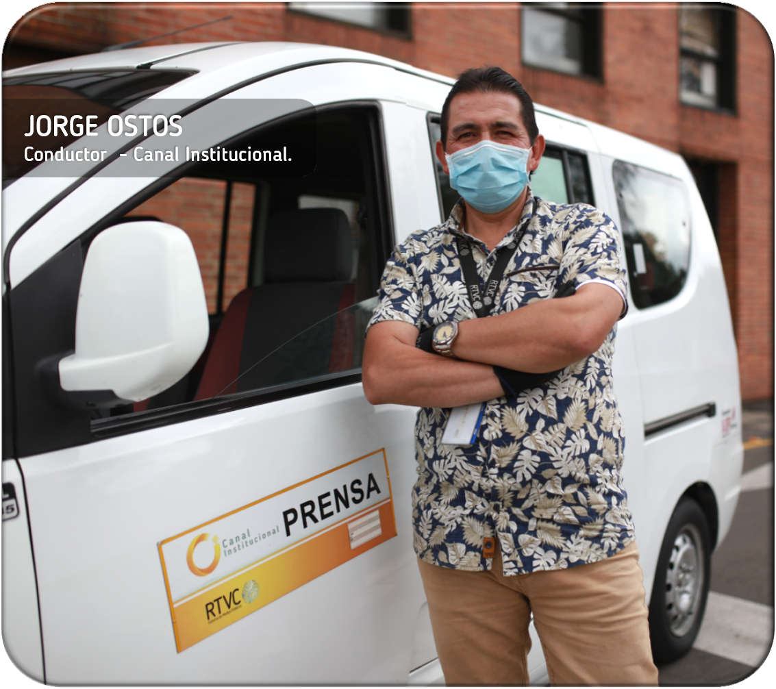 ‘‘En el tiempo que llevo trabajando para RTVC, los colaboradores me han hecho sentir parte de esta extraordinaria familia’’: Jorge Ostos.